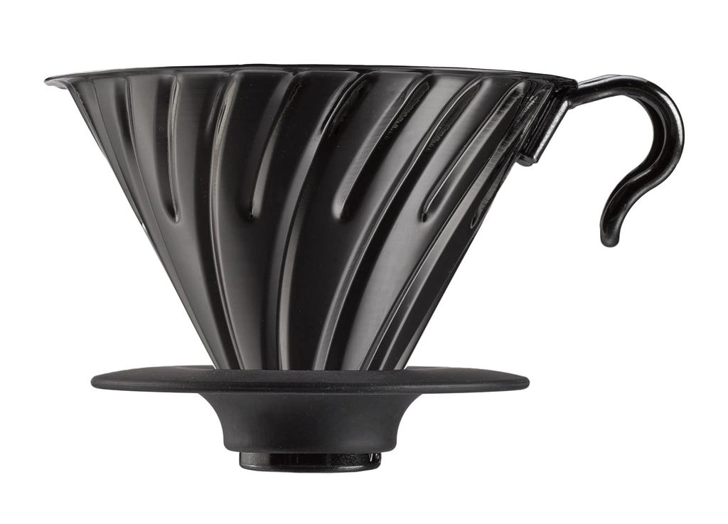 Coffee Dripper V60 metal negro