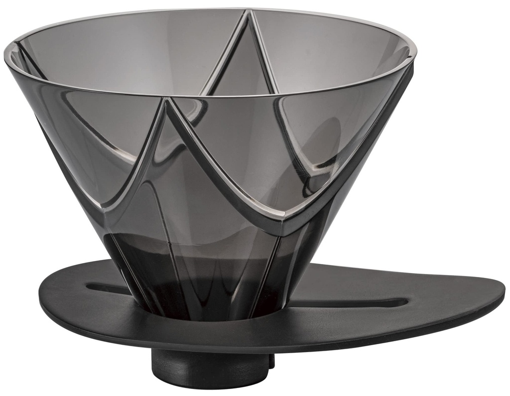 Coffee Dripper V60 Mugen (Plástico negro)
