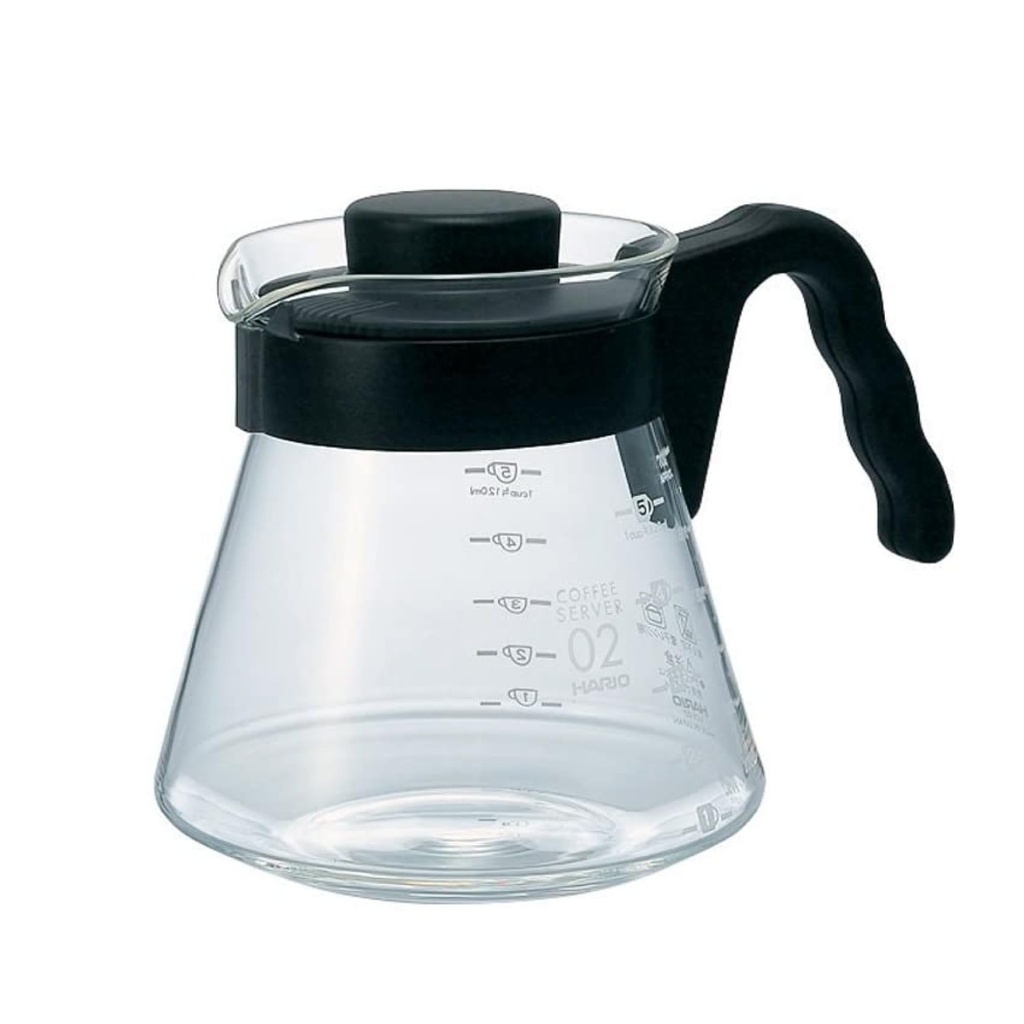 Coffe Server V60 Glass 700 (Mango negro)