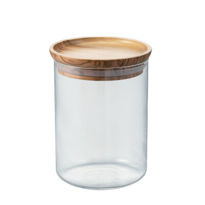 Coffee Canister 200g-800ml (Tapa Madera)