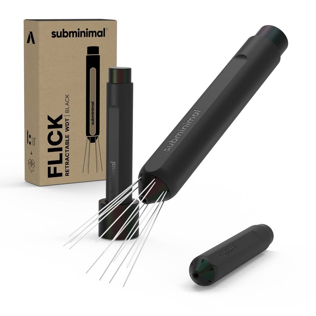 Flick Lápiz retráctil para spresso (Negro)