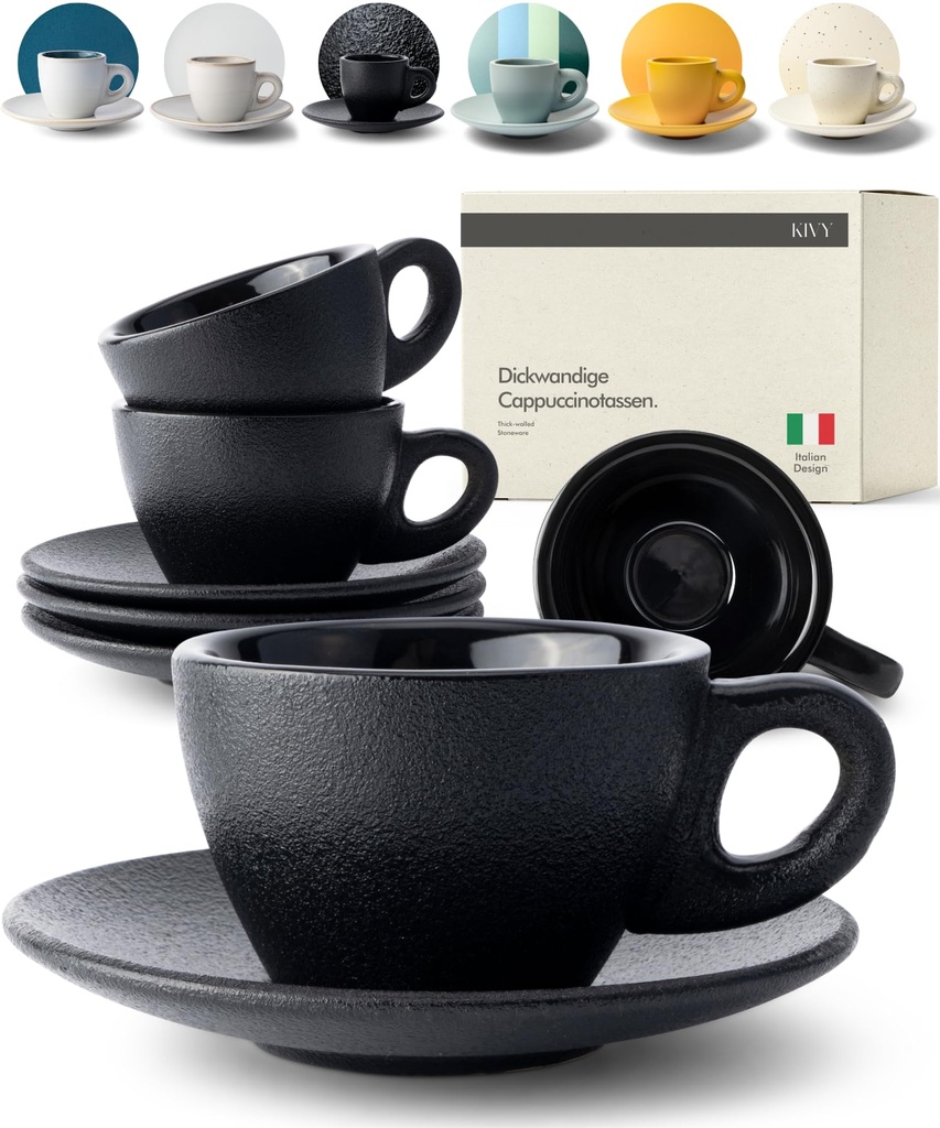 Dishwasher set cup 4 (Negro)